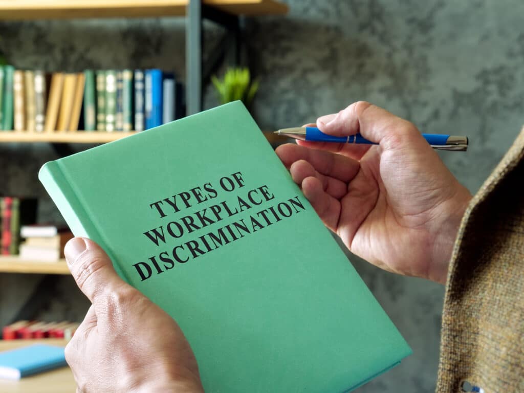 Image of a book about workplace discrimination
