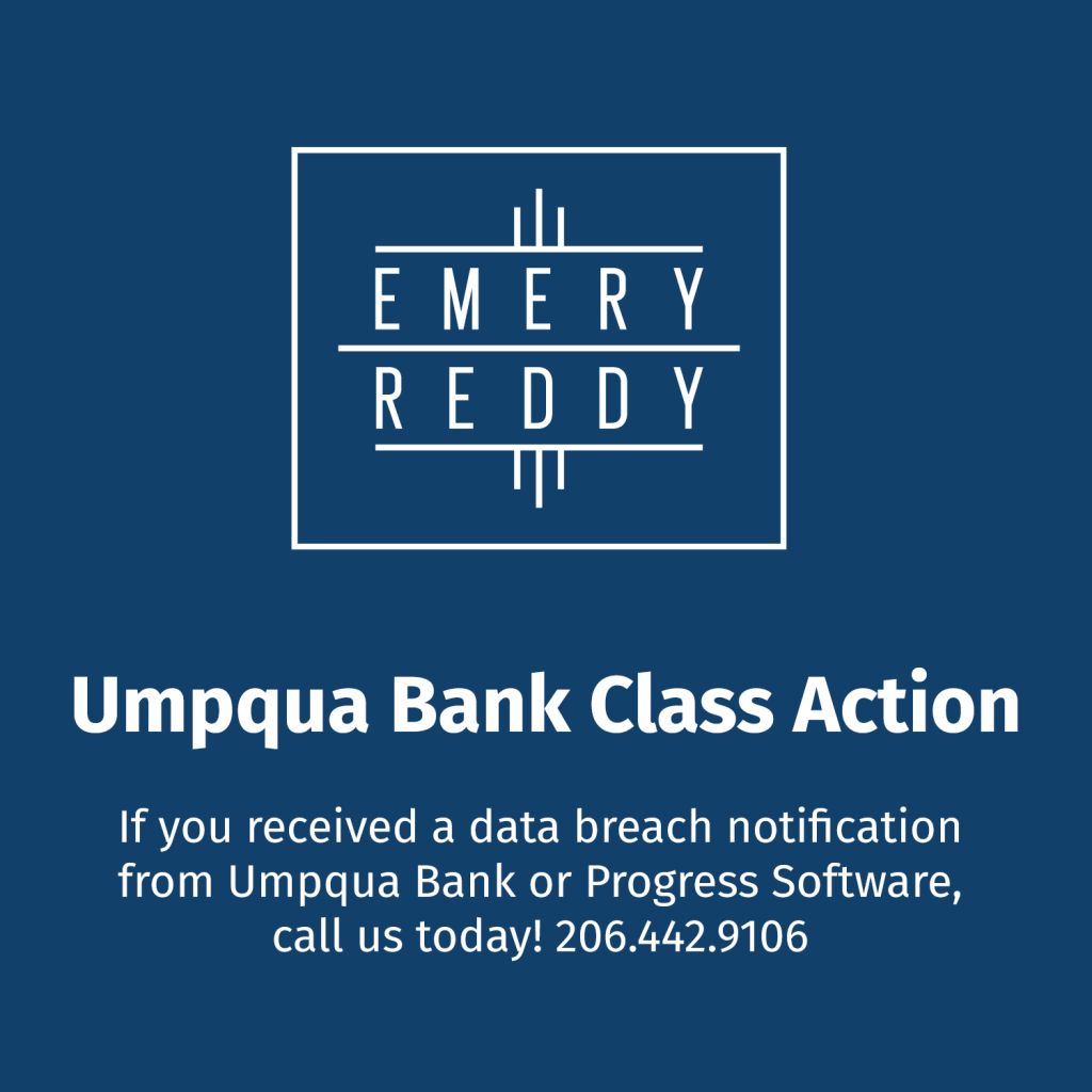 umpqua bank class action