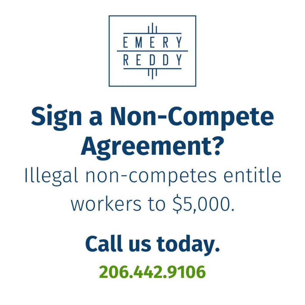 noncompete violations may entitle you to $5,000