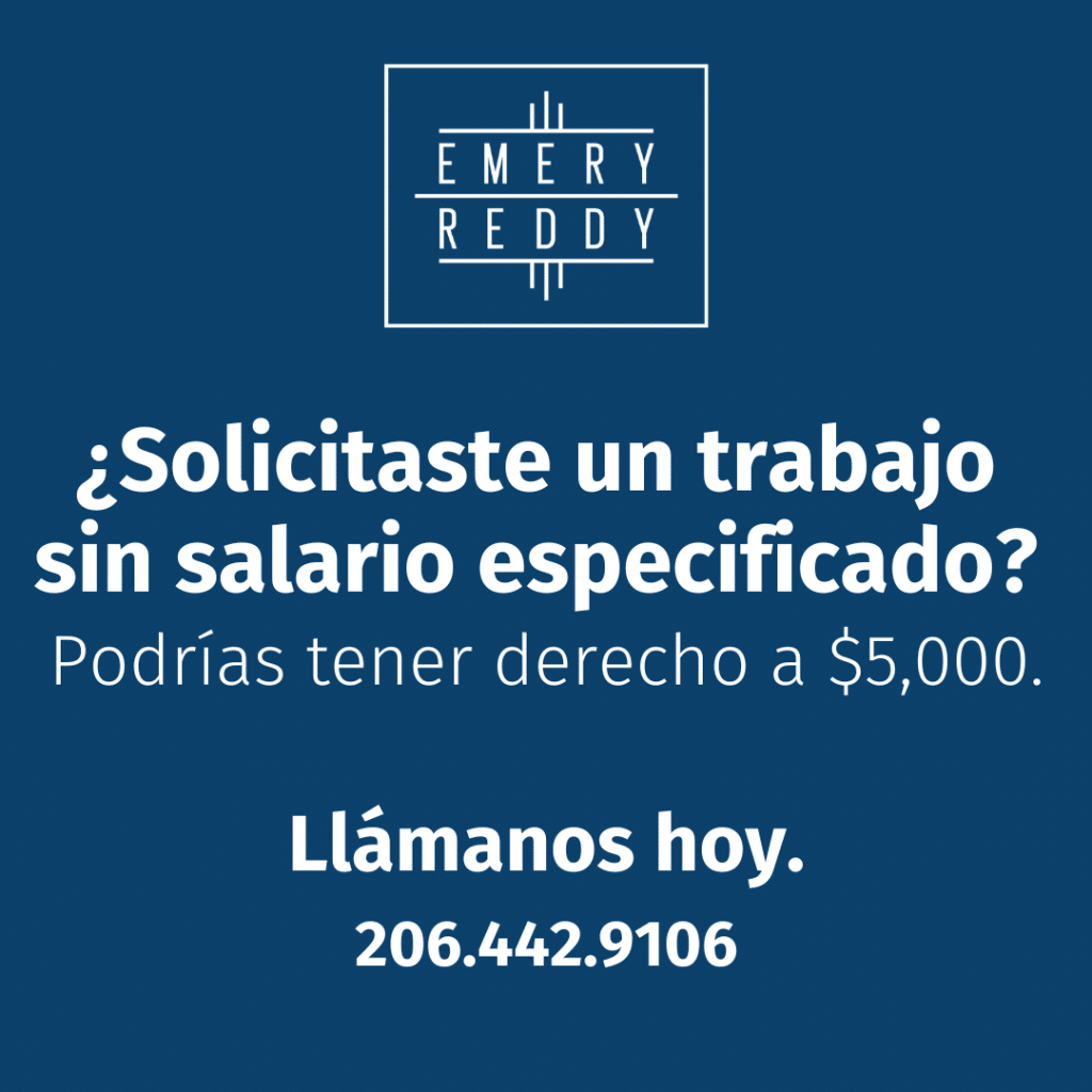 solicitaste un trabajo sin slalario especificado