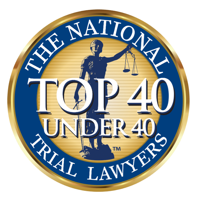 the national trial lawyers top 40 under 40 award